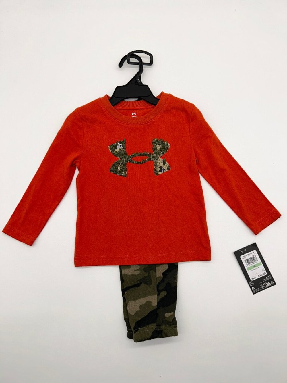 Under Armour Boys 18M Camp Logo 2pc Set NWT